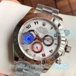 High Quality Clone Rolex Daytona White Dial Stainless Steel Watch
